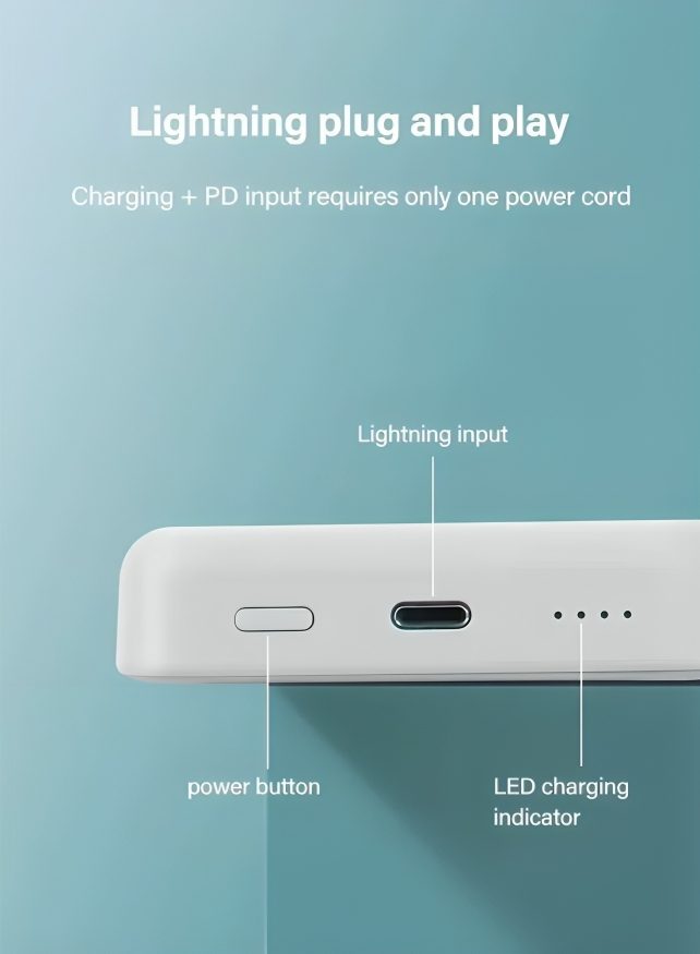 Magsafe 22.5W 10000mah Power Bank First Copy